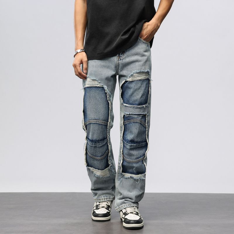 Vieno Patchwork Jeans