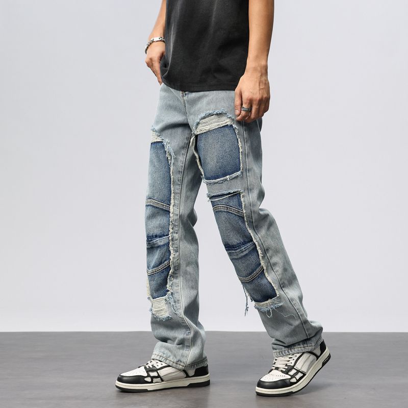 Vieno Patchwork Jeans