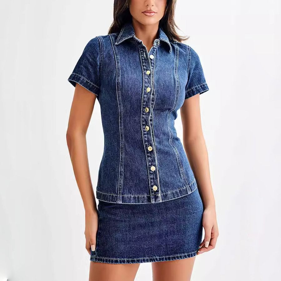 Victoria Denim Set