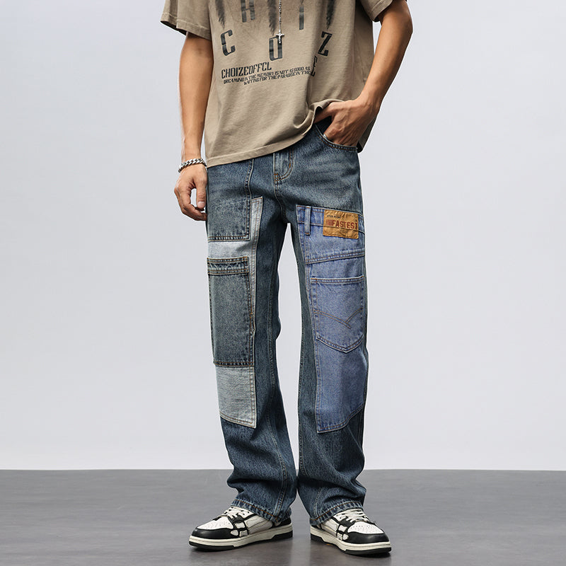 Vieno Patchwork Jeans