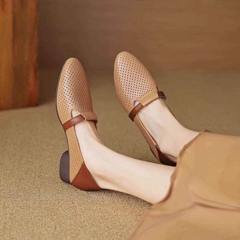 Juliet Leather Flats