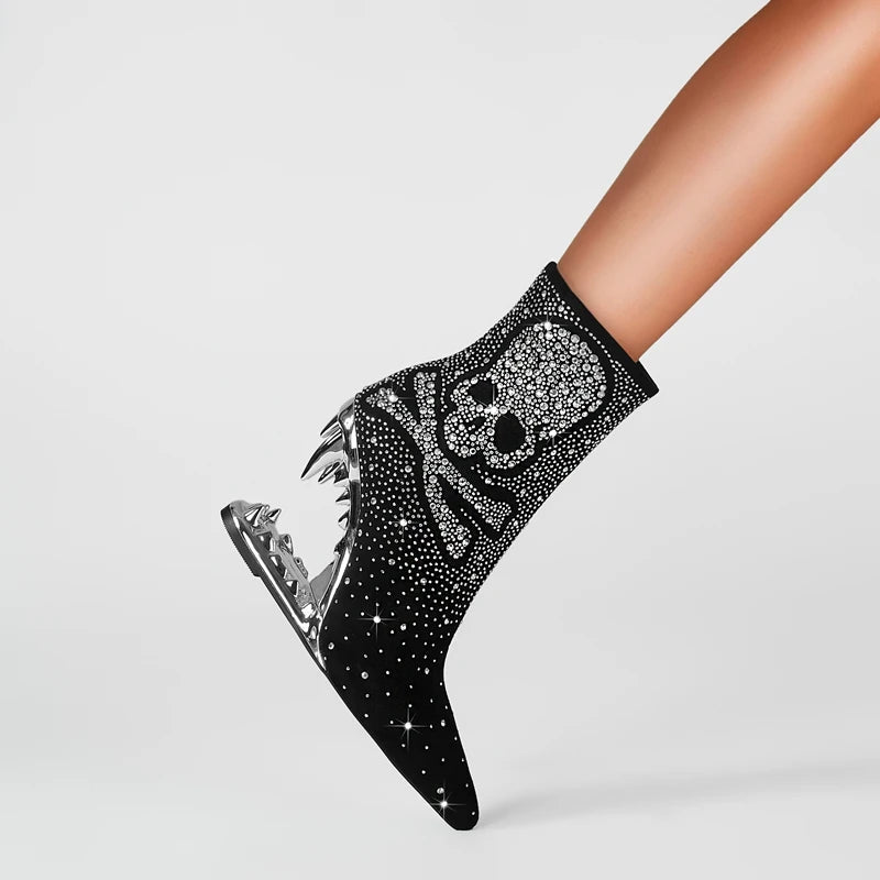 Coraline Skull Boots