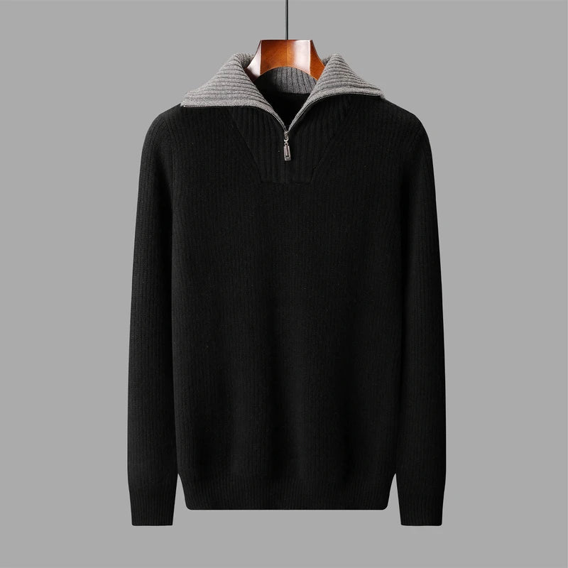 Leo Quarter-Zip Sweater