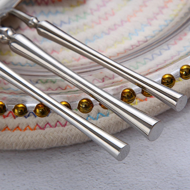 Aston Brushed Stainless Steel Flatware Set