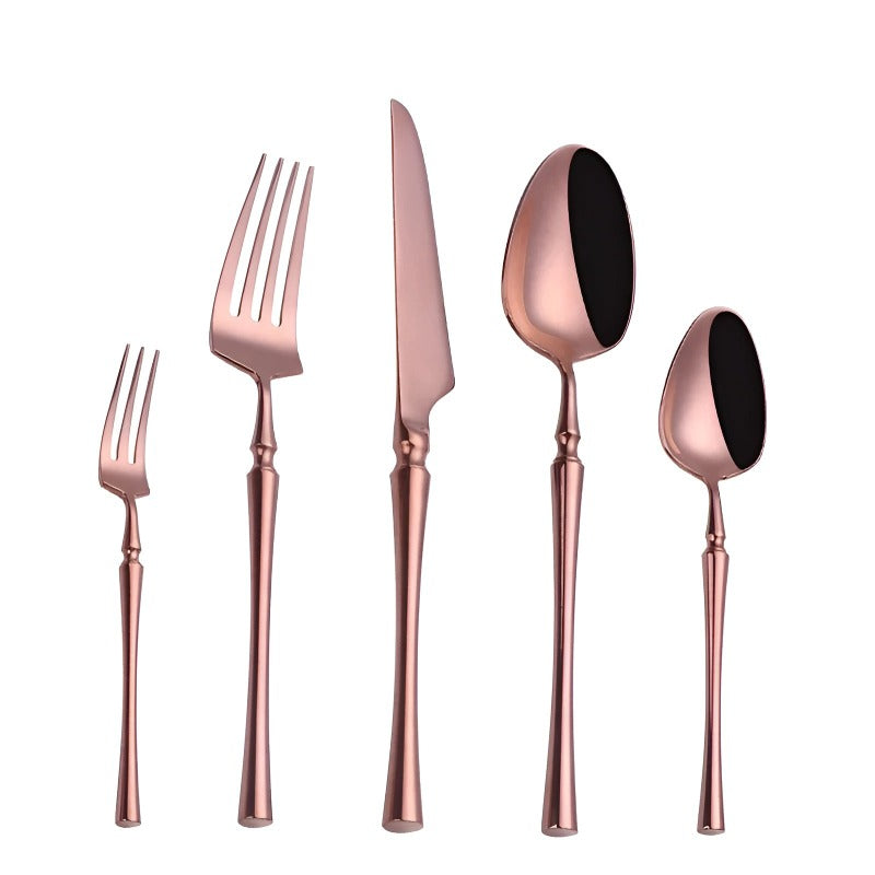 Aston Brushed Stainless Steel Flatware Set
