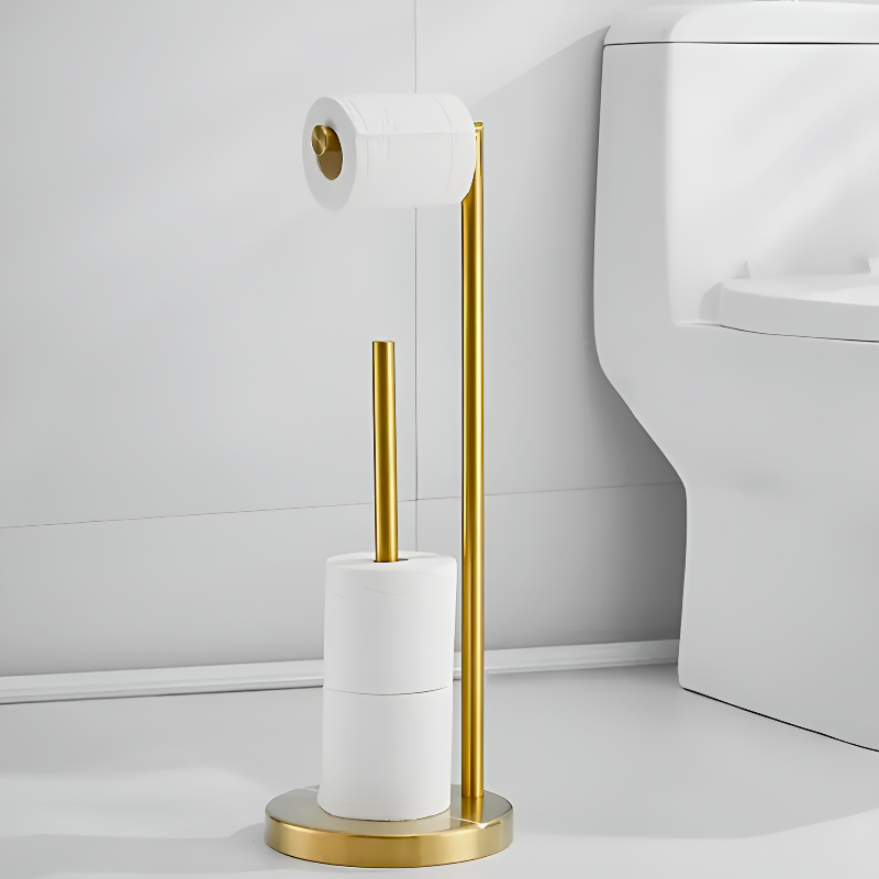 Brushed Stainless Steel Toilet Paper Holder