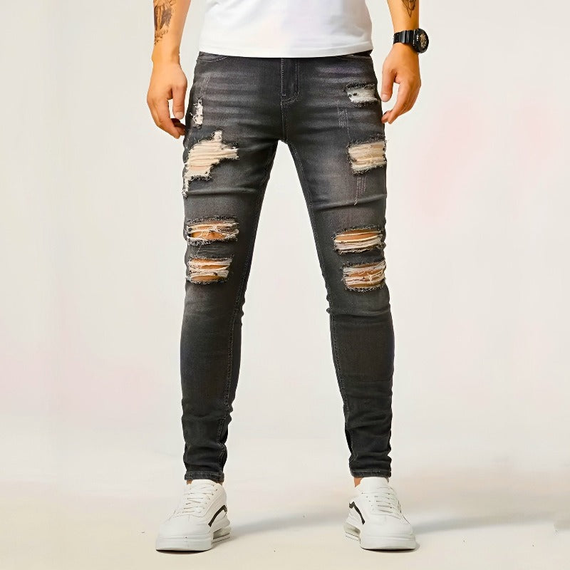 Slim Stretch Ripped Jeans