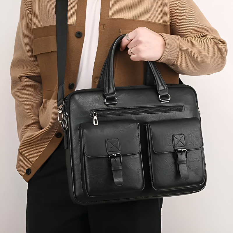 Russo Messenger Bag - Black