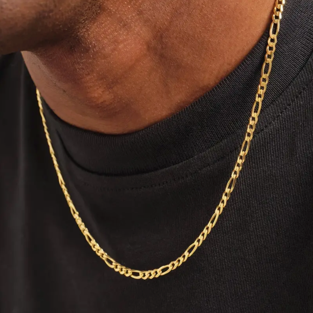 Figaro Chain - 3mm Gold