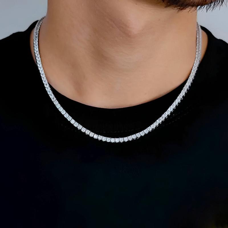 Vero Tennis Chain - 4mm Silver