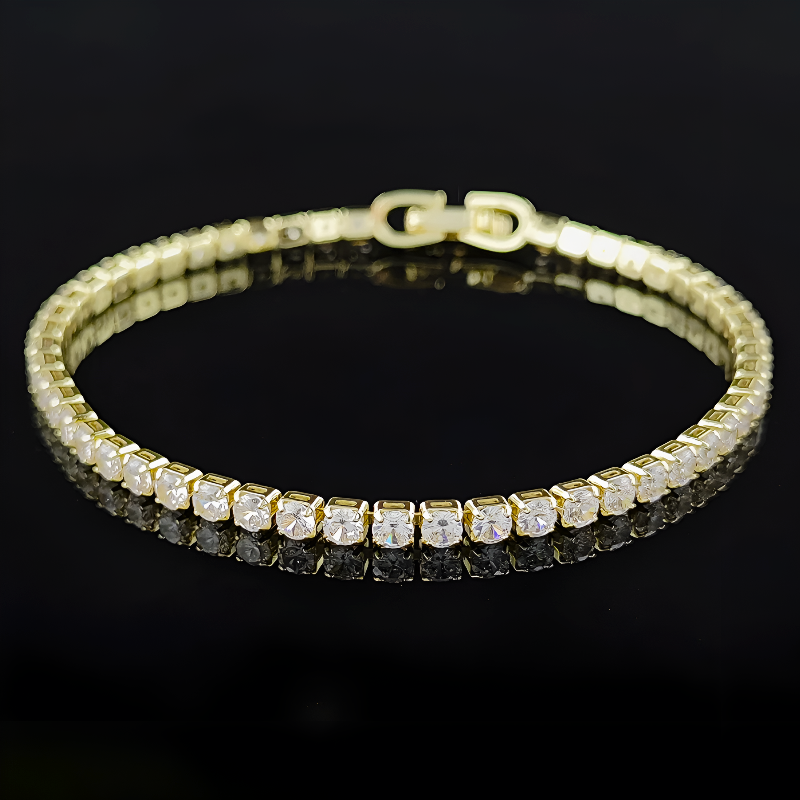 Vero Tennis Bracelet - 4mm Gold
