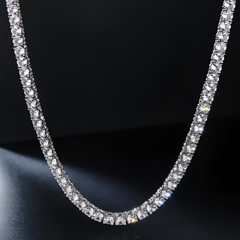 Vero Tennis Chain - 4mm Silver