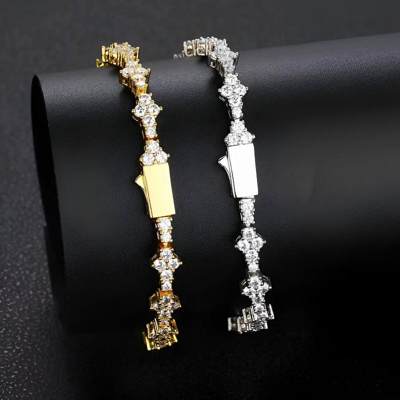 Honeycomb Bracelet - 6mm Silver