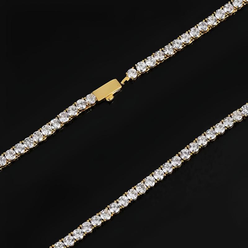 Vero Tennis Chain - 4mm Silver