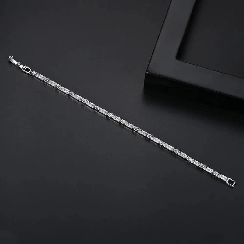 Bamboo Link Bracelet - 3mm Silver