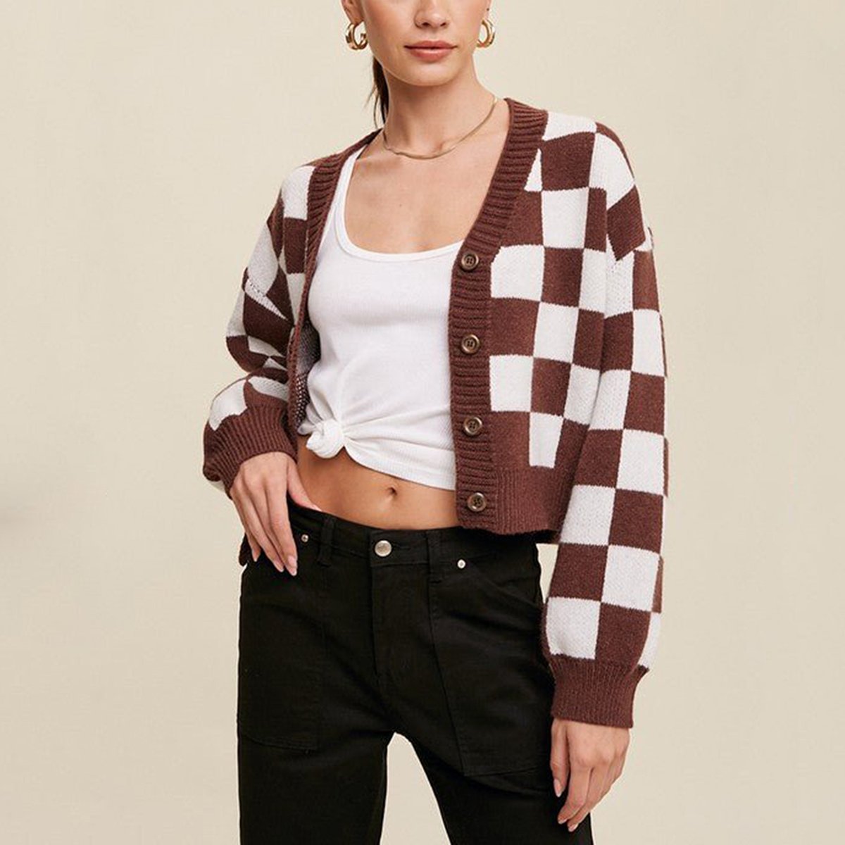 Allison Cropped Cardigan