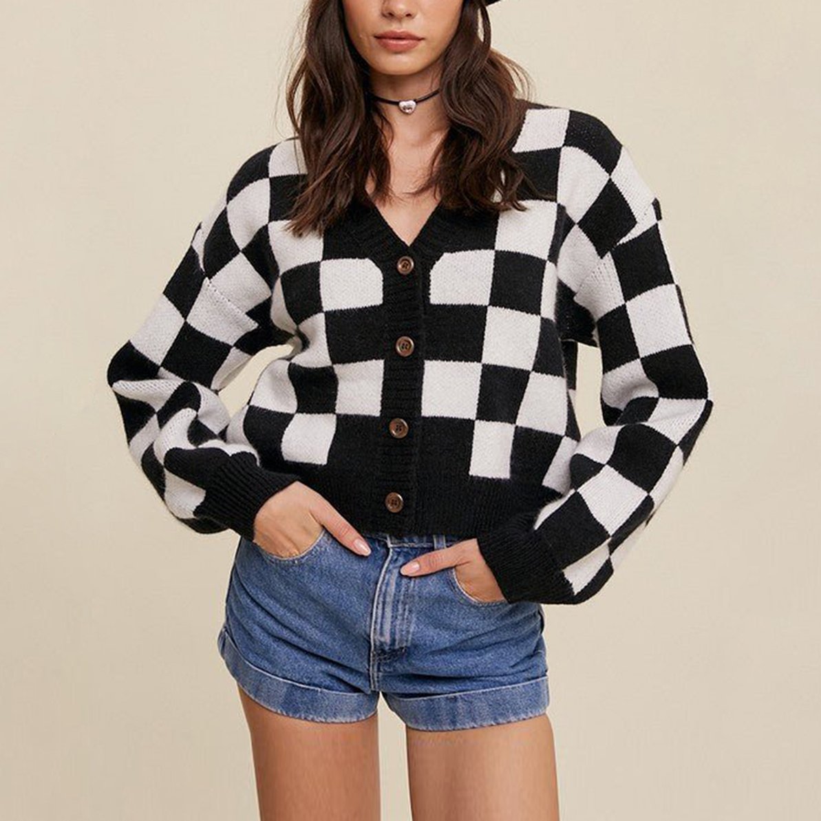 Allison Cropped Cardigan