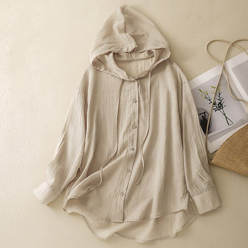 Sedalia Linen Hoodie