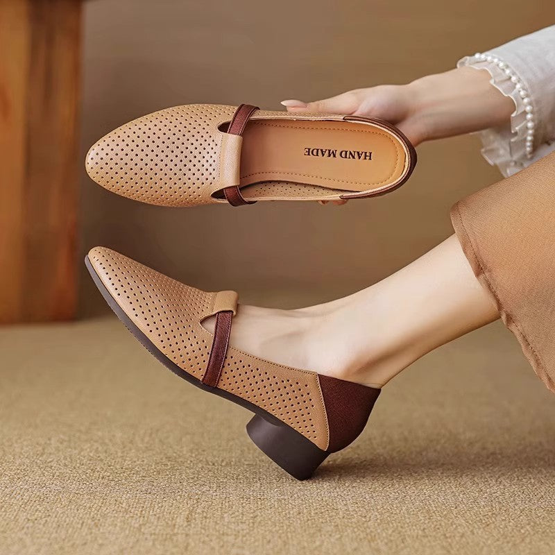 Juliet Leather Flats