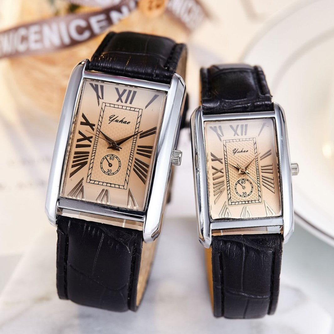 Cameron Leather Watch Set