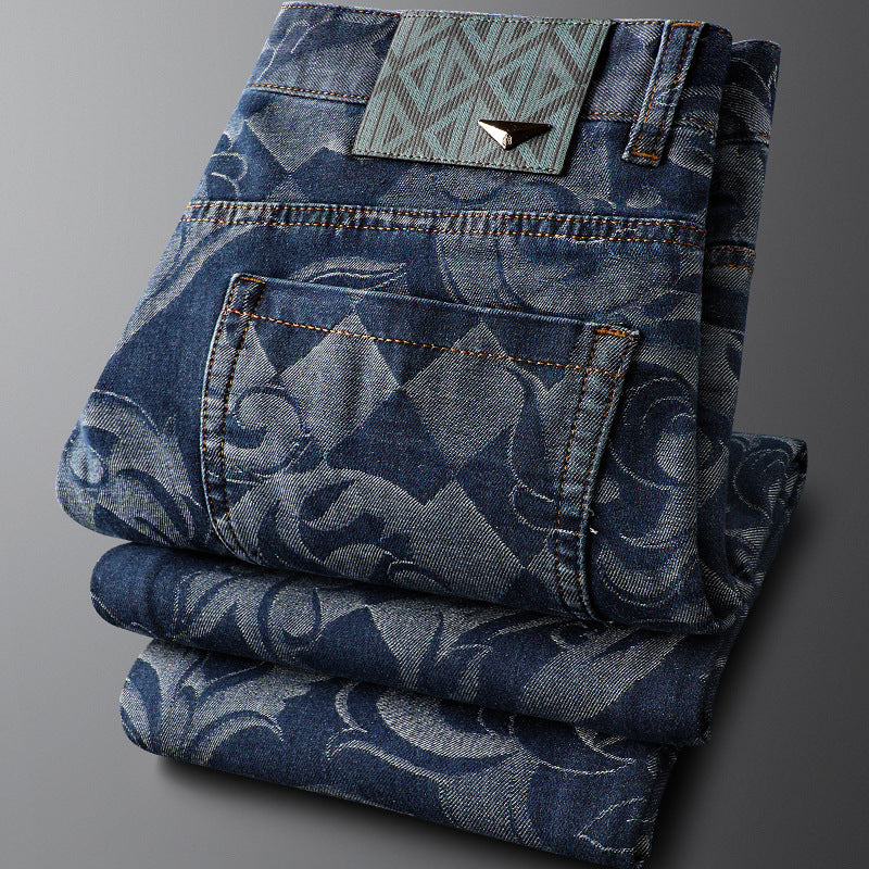 Vance Patterned Jeans