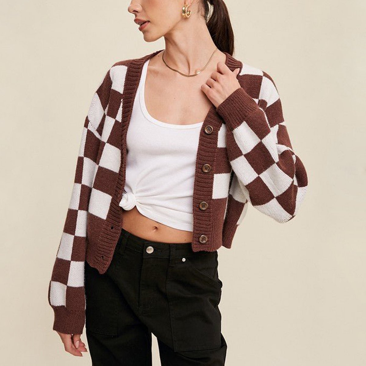 Allison Cropped Cardigan