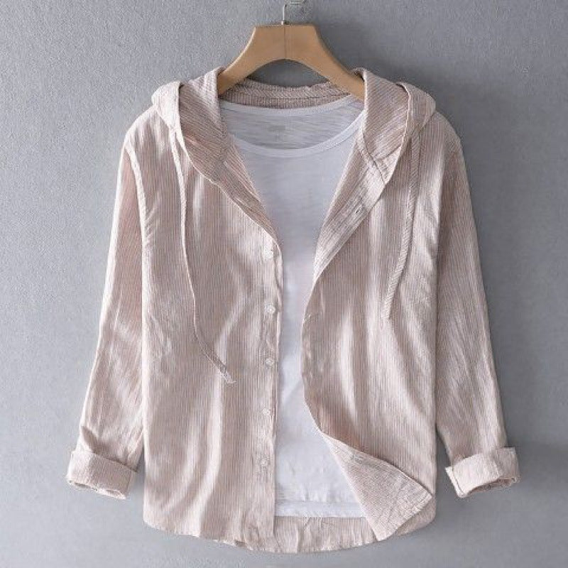 Spokane Linen Hoodie