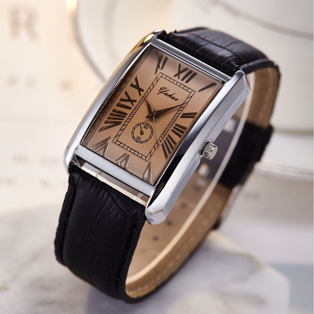 Cameron Leather Watch Set