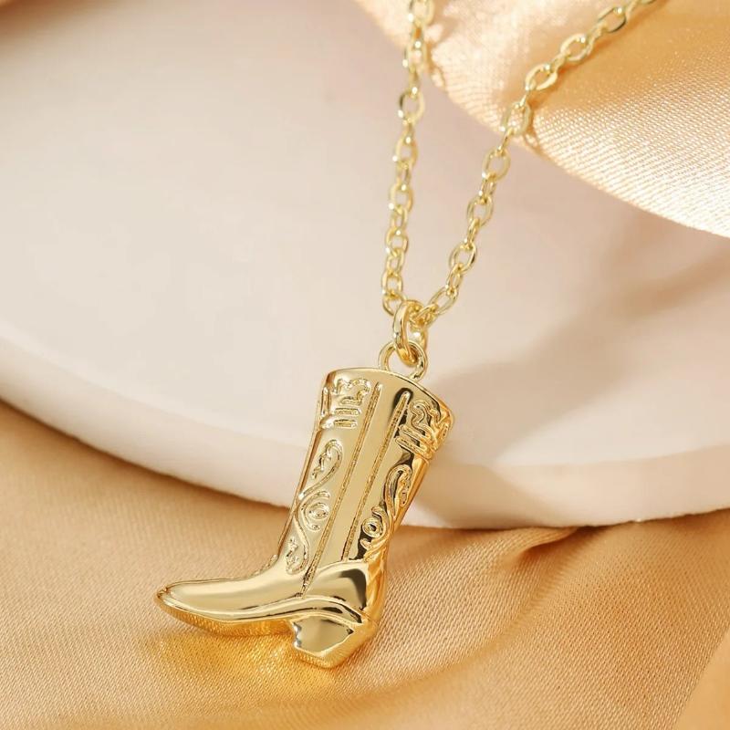 Andri Cowboy Boot Necklace