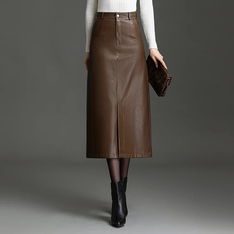 Eterea Leather Skirt