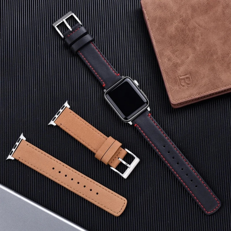 Vintage Leather Apple Watch Band