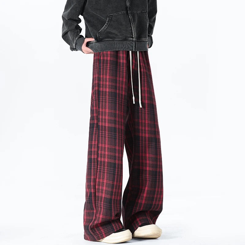 Casuali Plaid Pants