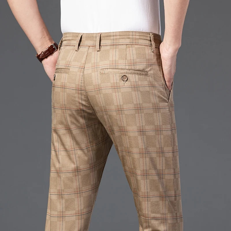 Galvani Plaid Pants