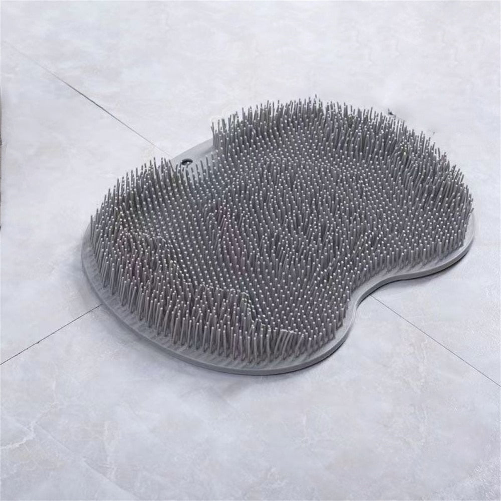 Long-Bristle Mountable Bath Scrubber