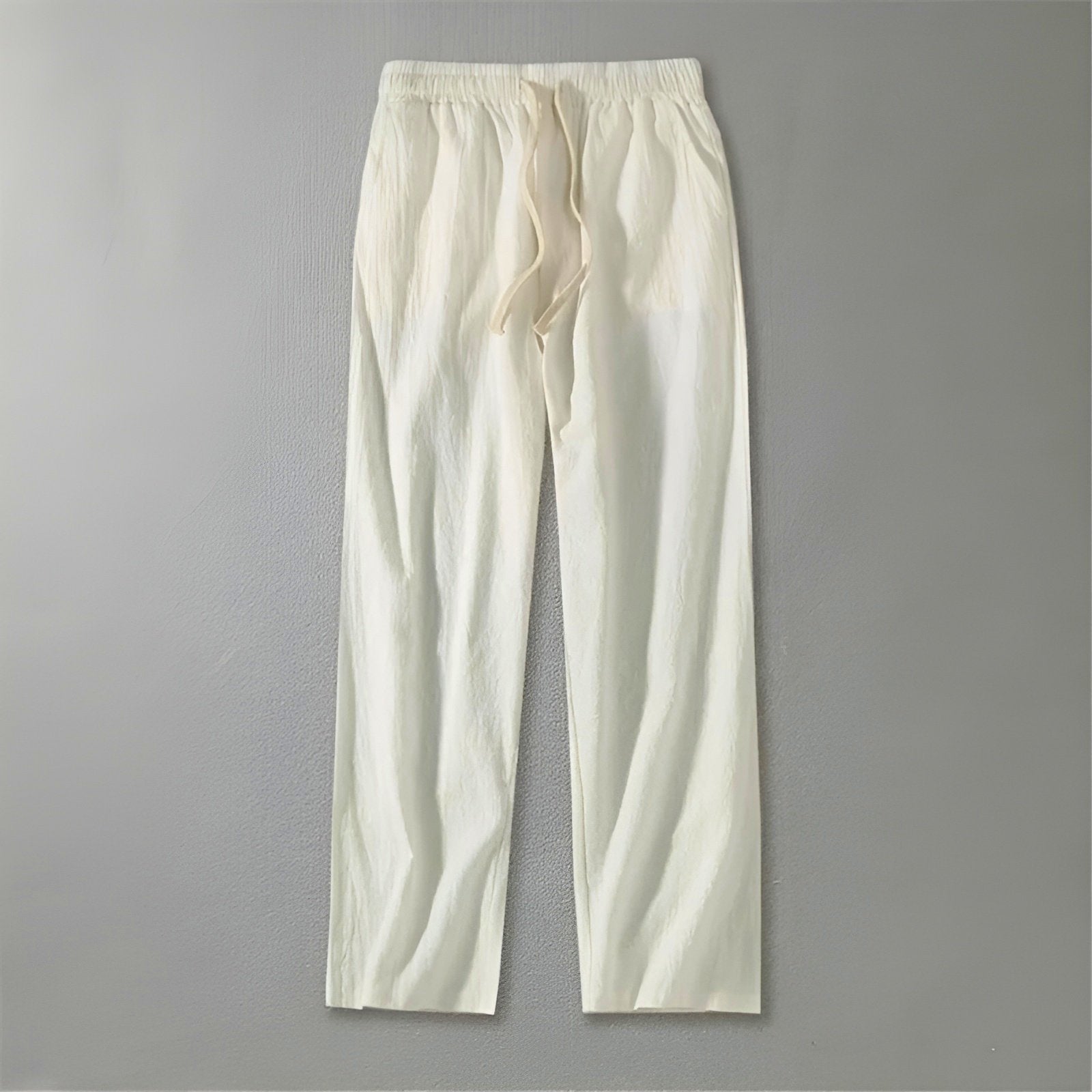 Tailored-Fit Linen Trousers