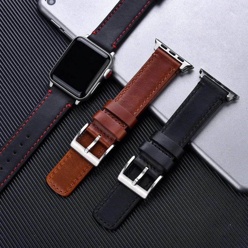 Vintage Leather Apple Watch Band