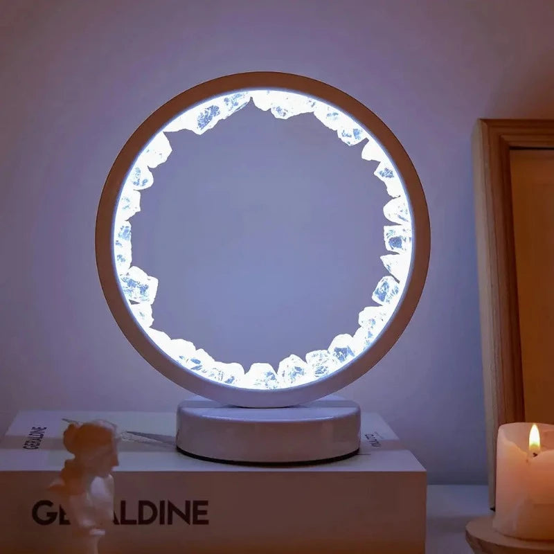 Natural Crystal LED Lamp