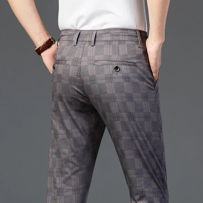 Galvani Plaid Pants