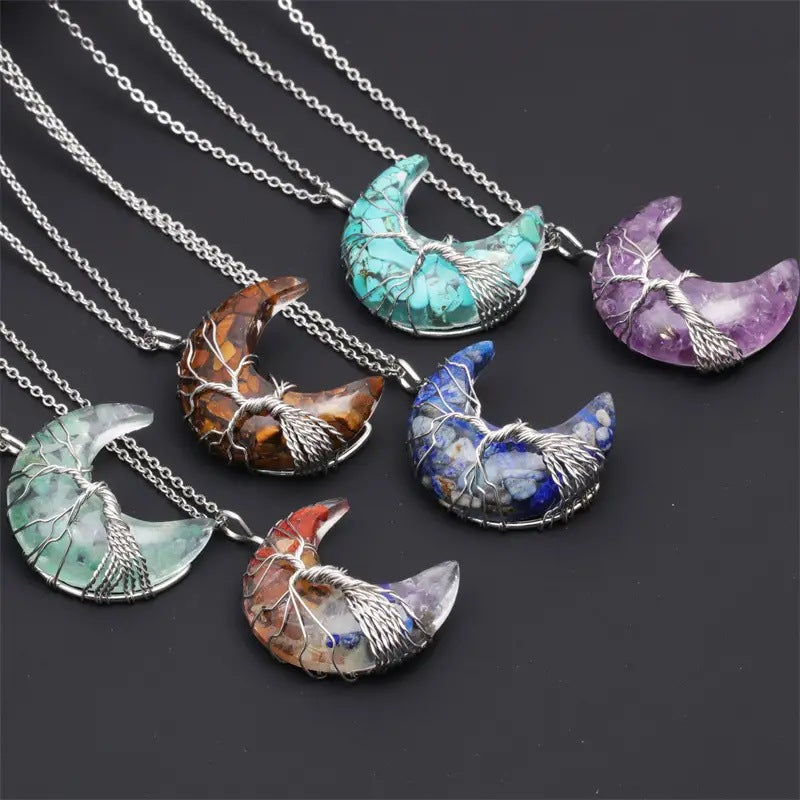 Luna Gemstone Necklace