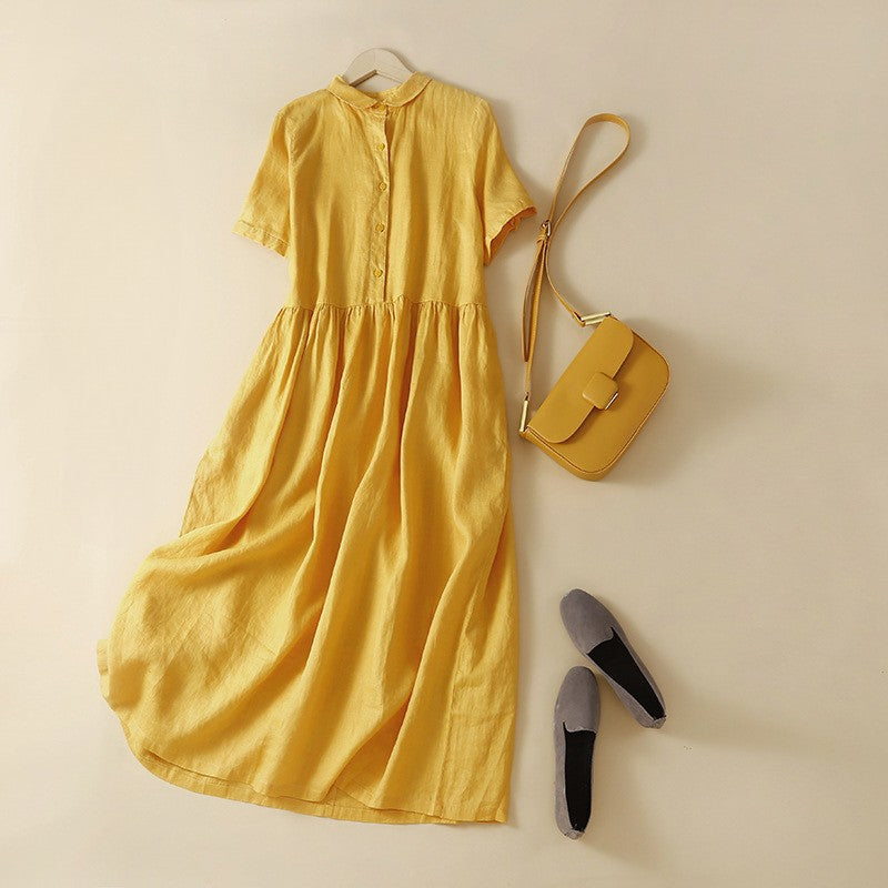 Brooke Linen Dress