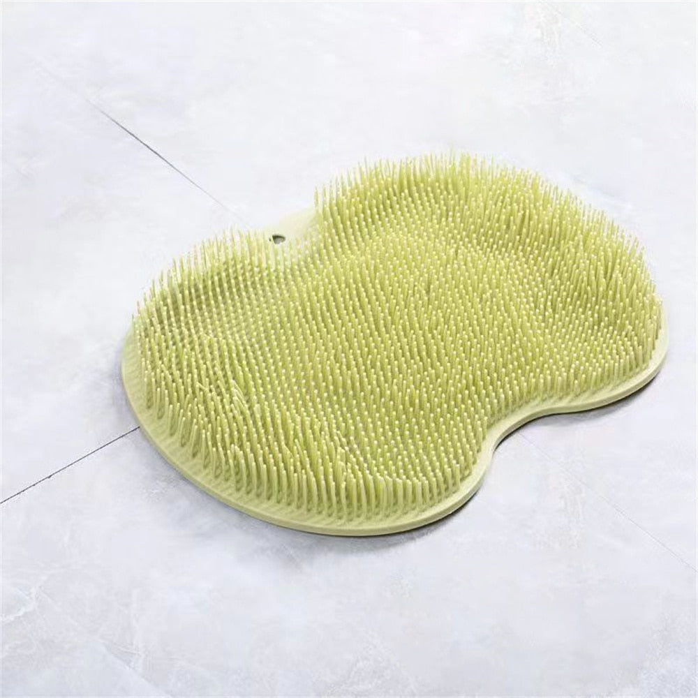 Long-Bristle Mountable Bath Scrubber