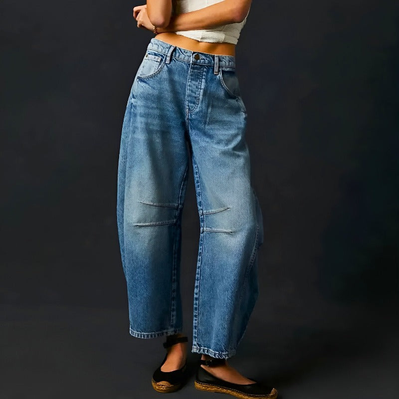 Carina Mid-Rise Flare Jeans