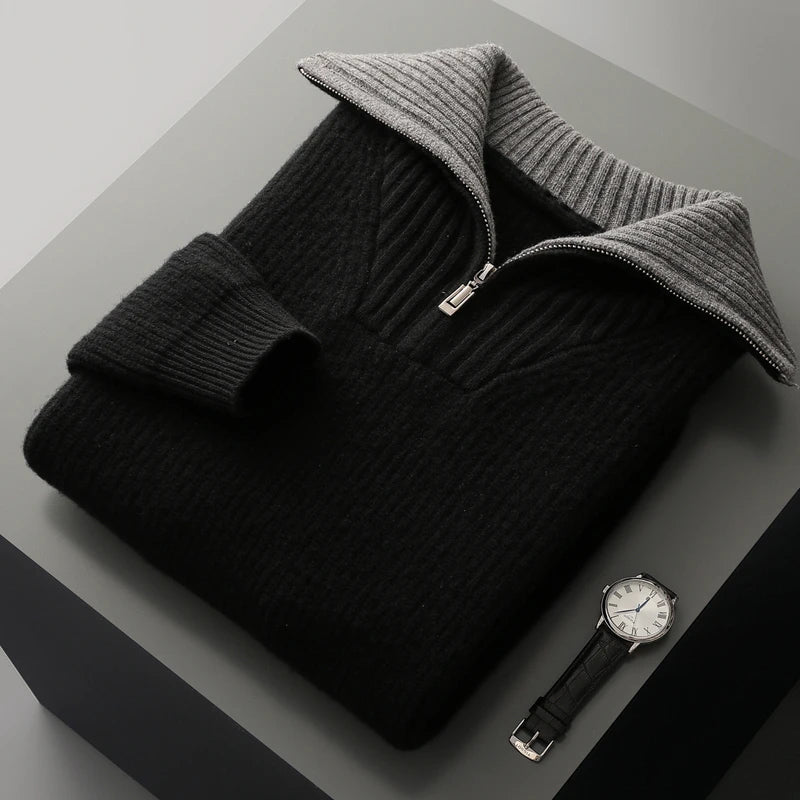 Leo Quarter-Zip Sweater