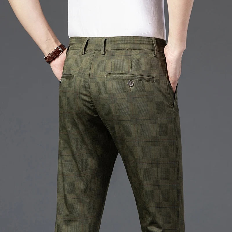 Galvani Plaid Pants