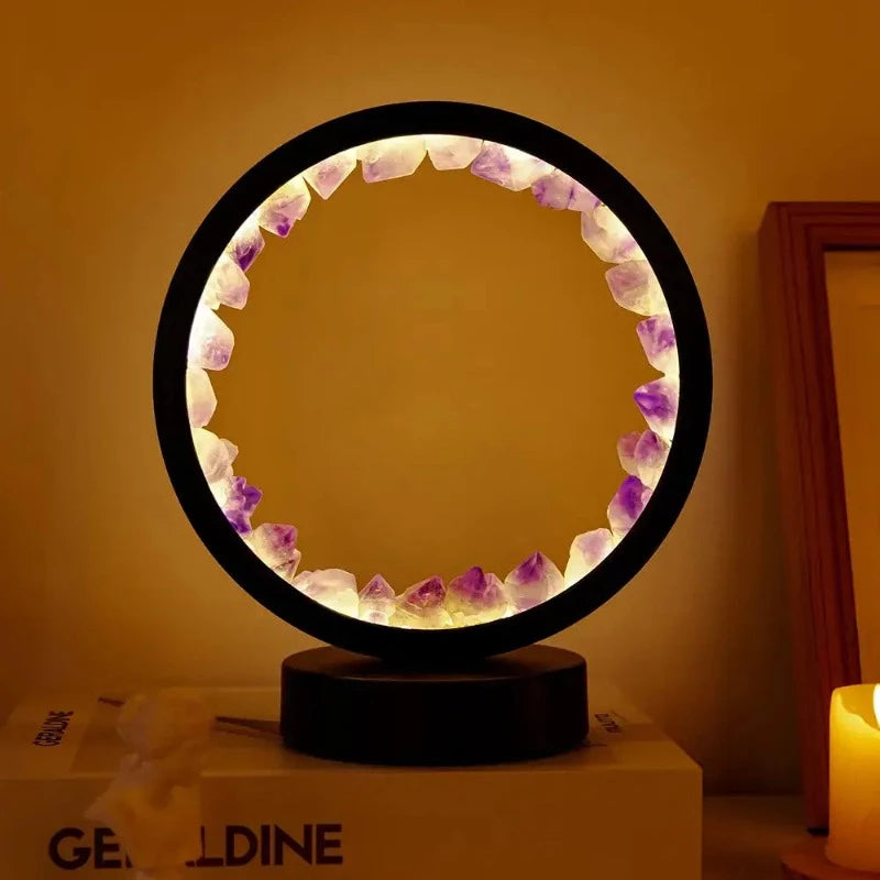 Natural Crystal LED Lamp