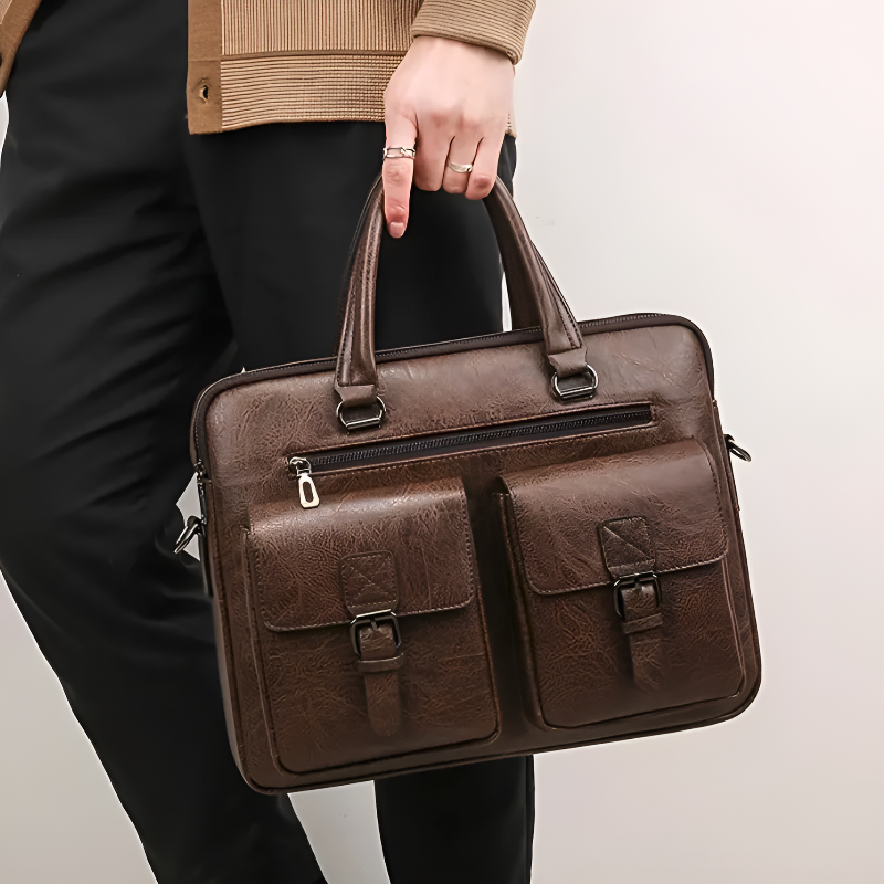 Russo Messenger Bag - Dark Brown