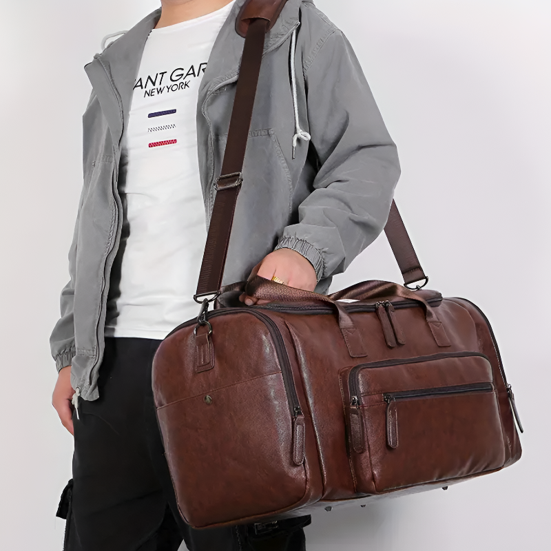 Romano Duffel Bag - Dark Brown