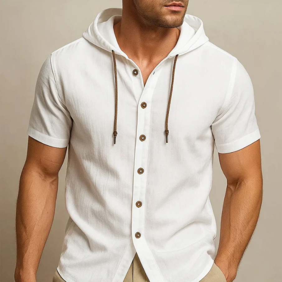 Evans Linen Hoodie