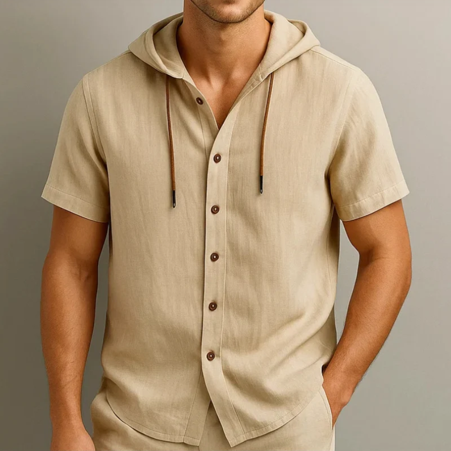 Evans Linen Hoodie