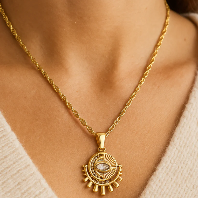Ray Golden Pendant
